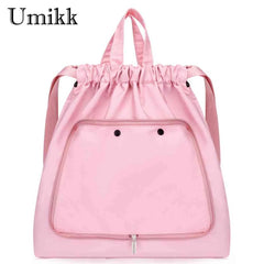 Nylon Drawstring Backpack Lightweight for Gym Yoga Swimming