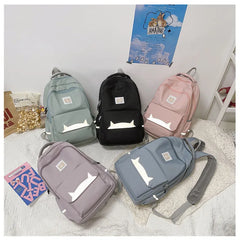 Waterproof Nylon Backpack for Teen Girls