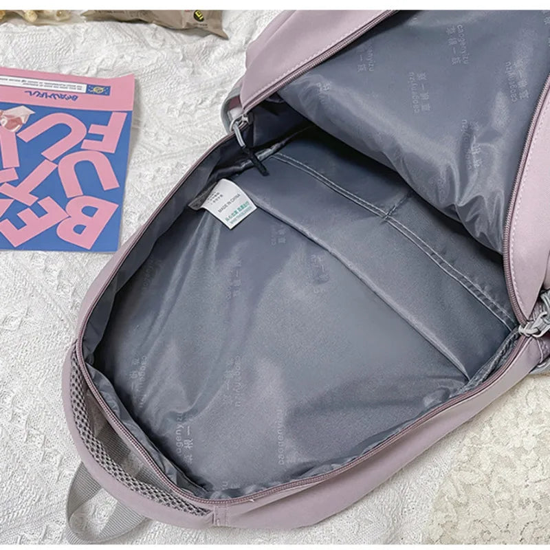 Waterproof Nylon Backpack for Teen Girls