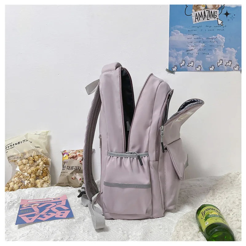 Waterproof Nylon Backpack for Teen Girls