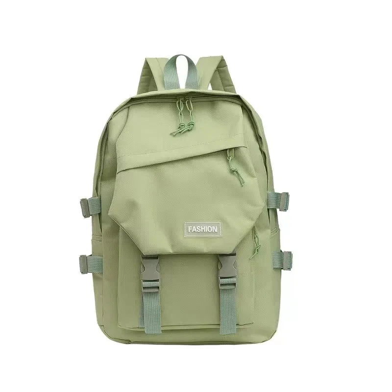 Nylon Backpack Junior High School Students Large Capacity Travel Bag