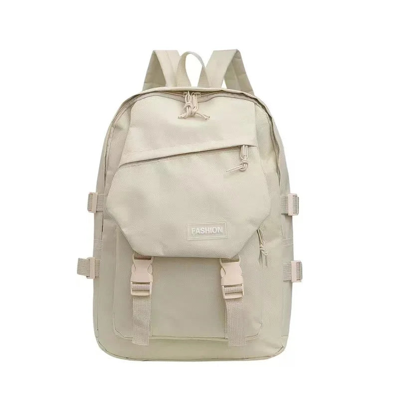 Nylon Backpack Junior High School Students Large Capacity Travel Bag