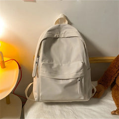 Nylon Backpack Large Capacity Laptop Shoulder Bag Teens Schoolbag