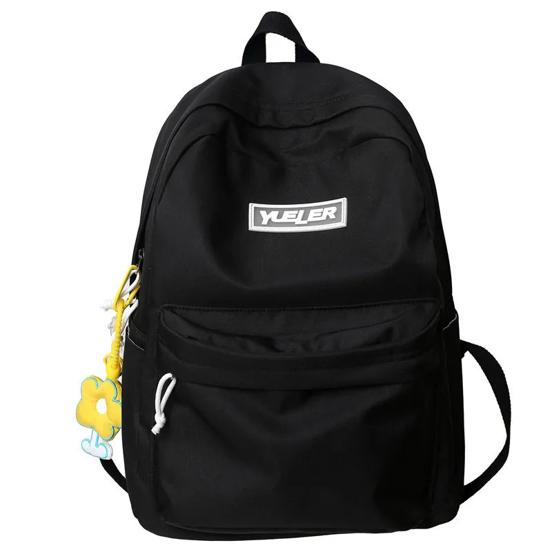 Nylon Backpack Women's Bag Large Capacity Schoolbags for Girls