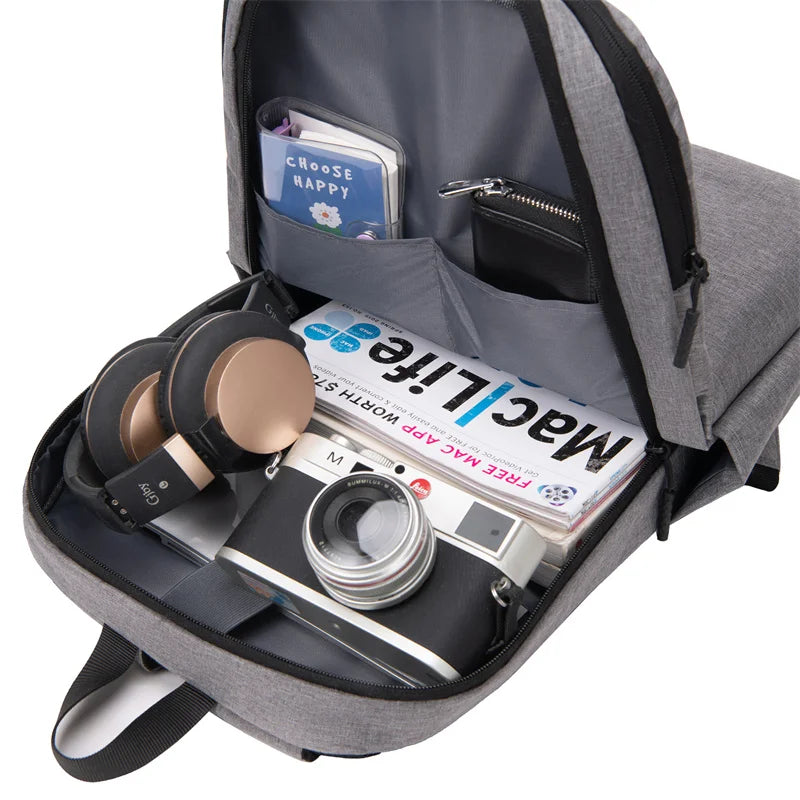 Nylon Backpack for 15.6 inch Laptop, College Students School Bags