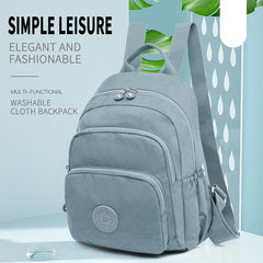 Nylon Backpack for Women Laptop Computer Large Capacity Book Bag