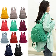 Nylon Backpack for Women Laptop Computer Large Capacity Book Bag