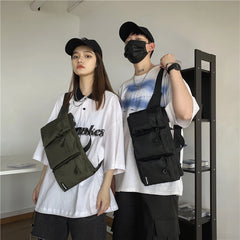 Unisex Chest Pack Crossbody Bags Hip-hop Tactics Belt Bag