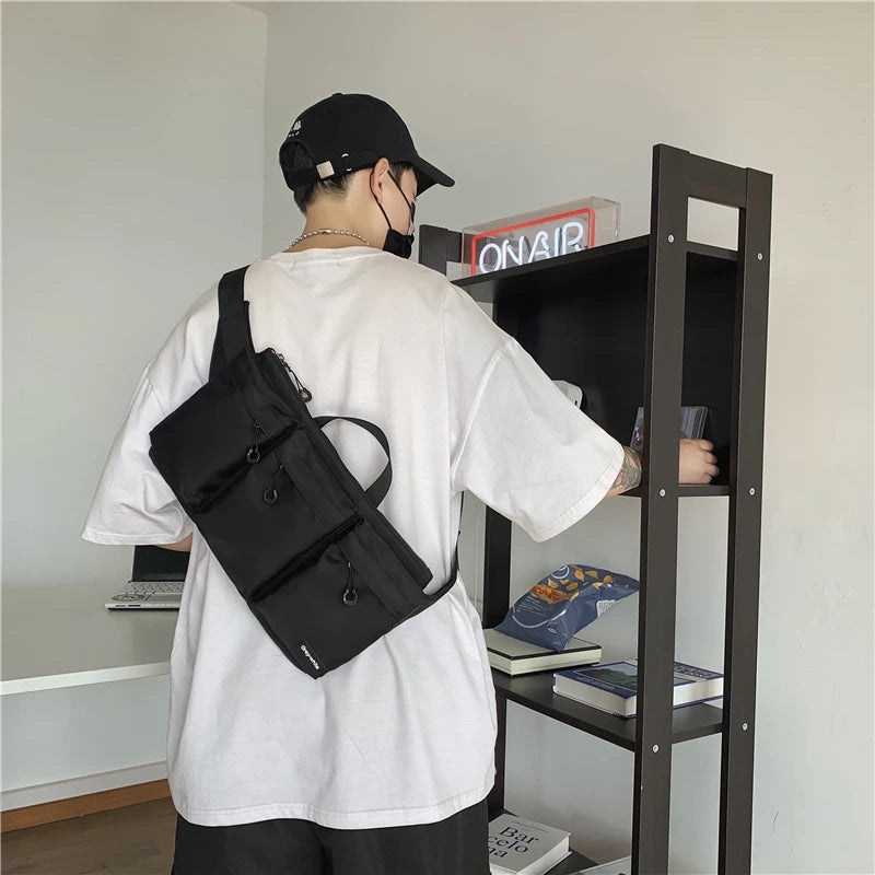 Unisex Chest Pack Crossbody Bags Hip-hop Tactics Belt Bag
