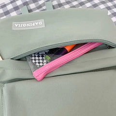 Nylon Multi-function College Backpack Female Student Rucksack