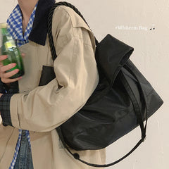 Nylon Canvas Y2k Casual Tote Bag Student Ins Large Capacity Messenger Handbag