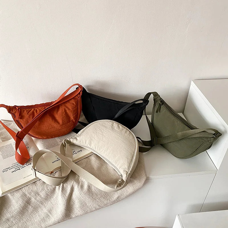 Nylon Casual Crossbody Bags for Women Handbags and Purses