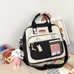 Nylon Casual Women's Tote Shoulder Bag Retro Canvas Crossbody Bags