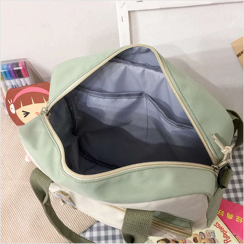 Nylon Casual Women's Tote Shoulder Bag Retro Canvas Crossbody Bags
