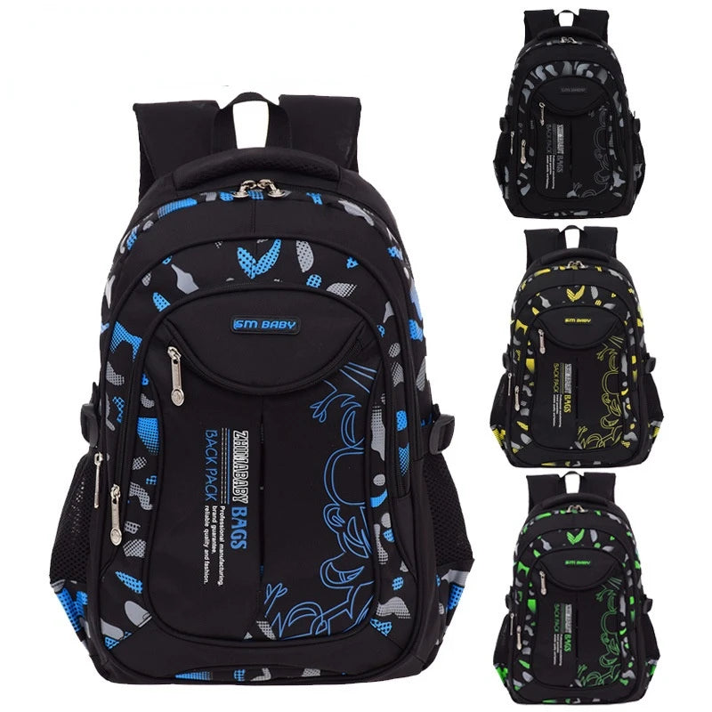 Nylon Children School Bags Backpacks for Teenagers Boys Kids