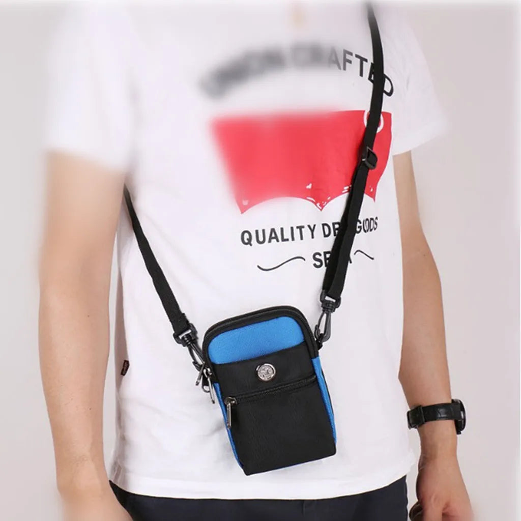 Nylon Crossbody Bag Purse Cell Phone Wallet Case Handbag Water Resistant