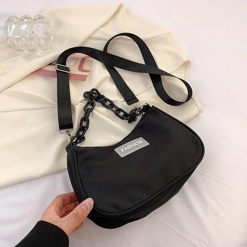Nylon Crossbody Bags Casual Large Capacity Shoulder Bag Women Messenger Bag