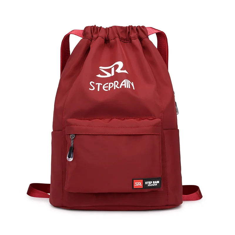 Nylon Drawstring Backpacks Anti-theft Shoulder Bag Casual Travel Backpacks