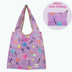 Nylon Eco Shopping Bags Storage Sturdy Flowers Portable Grocery Reusable
