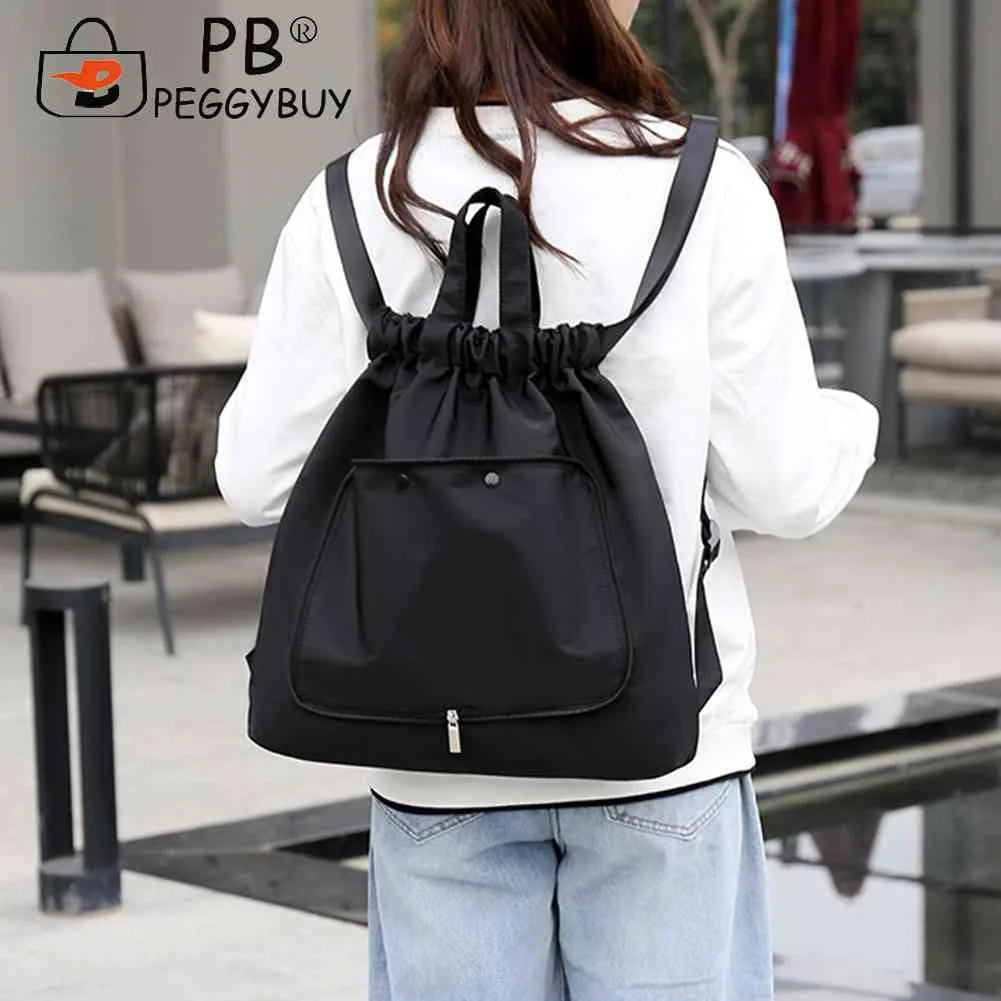 Nylon Fitness Bag Dry Wet Separation Rucksack for Gym Yoga Swimming