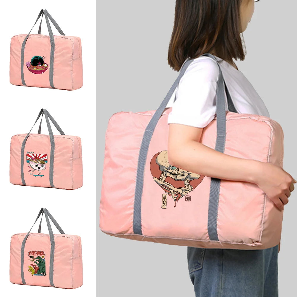 Nylon Travel Bag Unisex Large Capacity Holiday Luggage WaterProof Handbag