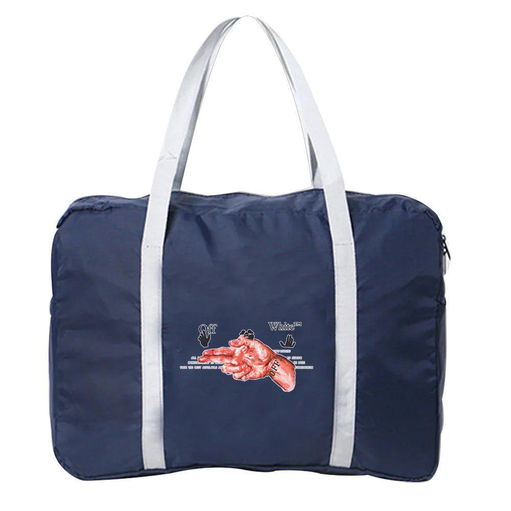 Foldable Travel Bag Unisex Large Capacity Nylon Bag