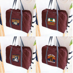 Nylon Foldable Travel Bags Unisex Large Capacity Luggage Handbag