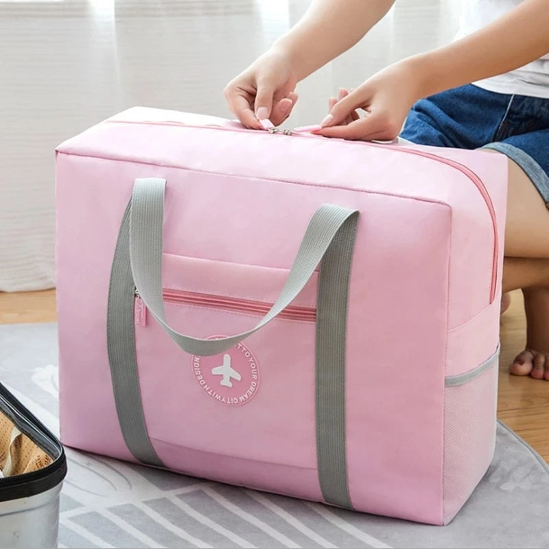 Nylon Foldable Travel Bags Large Capacity Waterproof