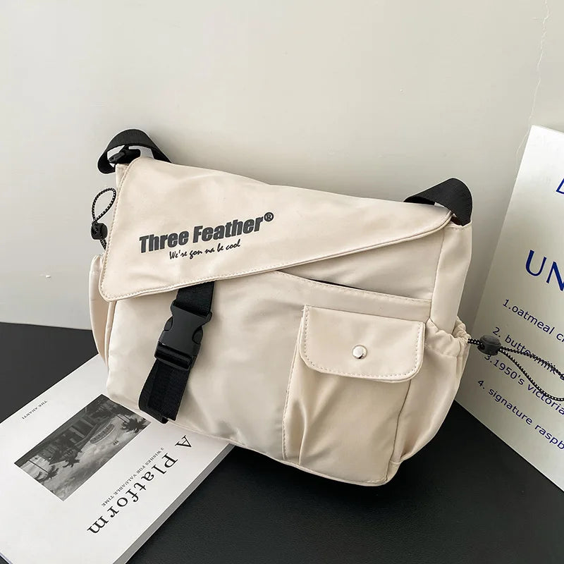 Nylon Shoulder Bag Crossbody Bag Harajuku Messenger