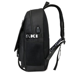 Nylon Kids School Backpacks Student Luminous Animation USB Charge High School Ba