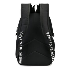 Nylon Kids School Backpacks Student Luminous Animation USB Charge High School Ba