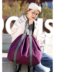 Nylon Large Capacity Backpack Women Handbag Shoulder Bag Waterproof