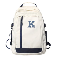 Nylon Printed Women Backpack School Bag for Teenage Girls