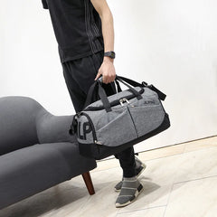 Nylon Men Multifunction Travel Bag Anti-theft Carry On Hand Luggage