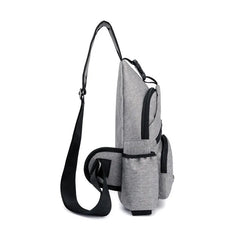 Nylon Chest Pack Crossbody Bag Casual Travel Rucksack Chest Bag