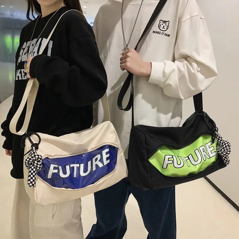 Nylon Messenger Bag Gym Bag Handbags Shoulder Bag Crossbody Bags Commuter Bag