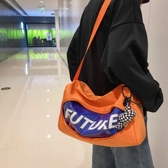 Nylon Messenger Bag Gym Bag Handbags Shoulder Bag Crossbody Bags Commuter Bag