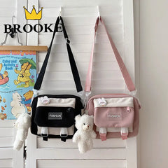 Nylon Messenger Bag Women Small Bag Harajuku Crossbody Bag
