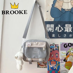 Nylon Messenger Bag Women Small Bag Harajuku Crossbody Bag
