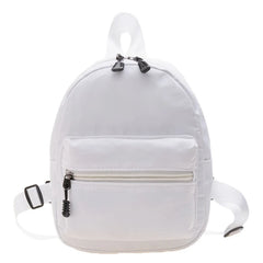 Korean Style Nylon Mini Backpack for Women Small Travel Bagpack