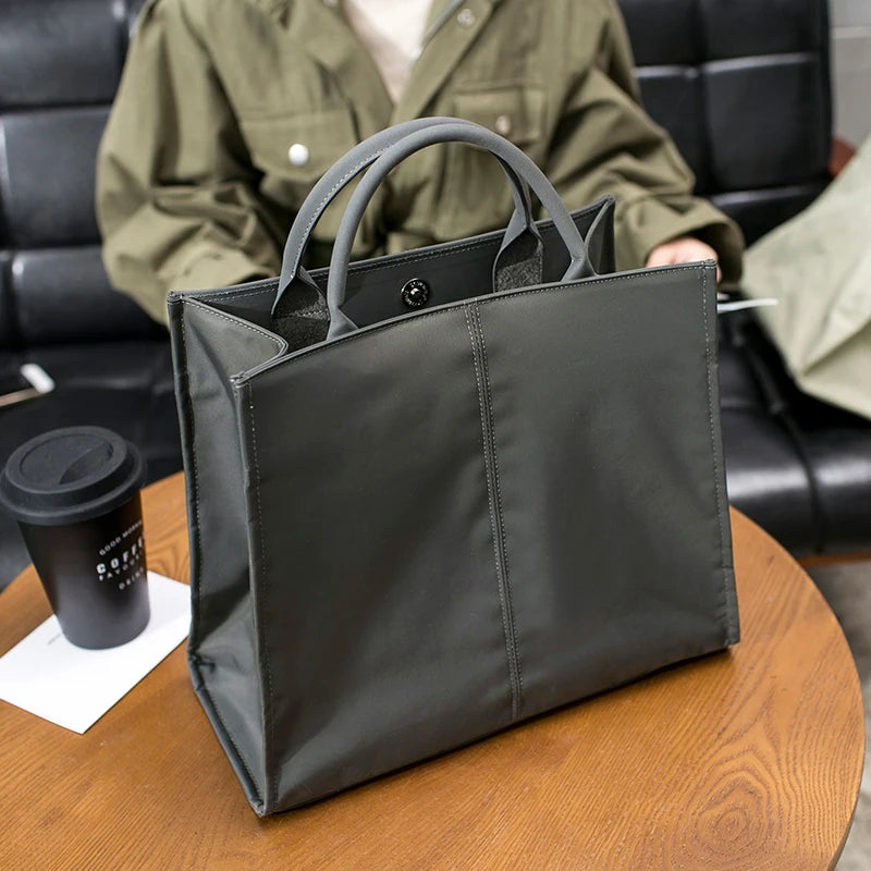 Nylon Portable Shoulder Bag Waterproof Travel Handbag Casual Large Tote Bags