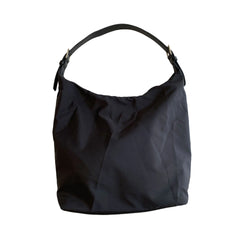 Nylon Shoulder Bag Large Capacity Handbag Shopping Bucket Bag