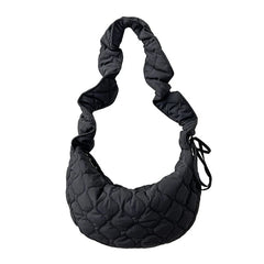 Vintage Nylon Shoulder Bag Small Crossbody Handbag