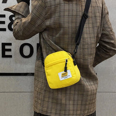Small Nylon Crossbody Shoulder Bag with Adjustable Strap