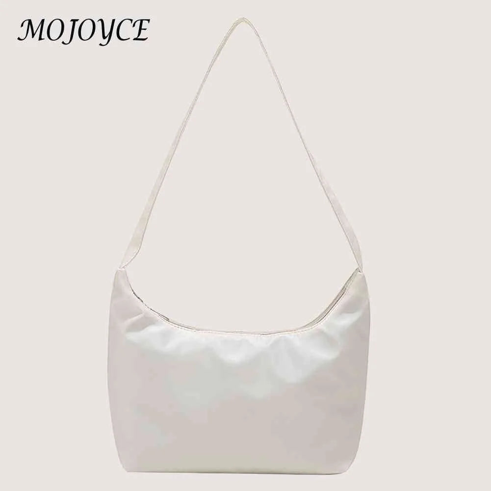 Women's Nylon Shoulder Bag Small Messenger Zipper Pouch