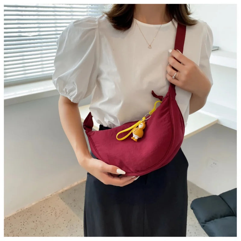 Nylon Shoulder Crossbody Hobos Bags For Women
