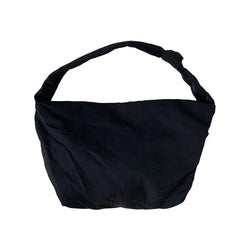 Nylon Shoulder Strap Knotted Retro Large-capacity Woman Shopping Dumpling Bag
