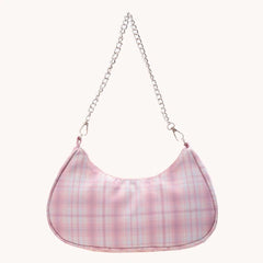Nylon Shoulder Totes Solid Women Shopping Shoulder Bags