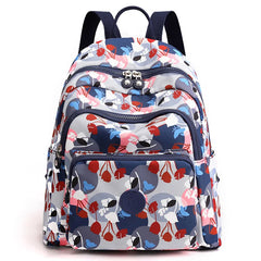 Waterproof Nylon Small Backpack for Women Lightweight Travel Bagpack
