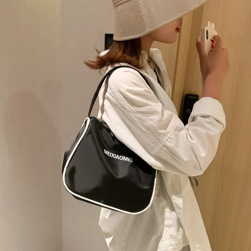 Nylon Small Shoulder Bags Women Casual Classic Handbag Mini Totes Clutch Female